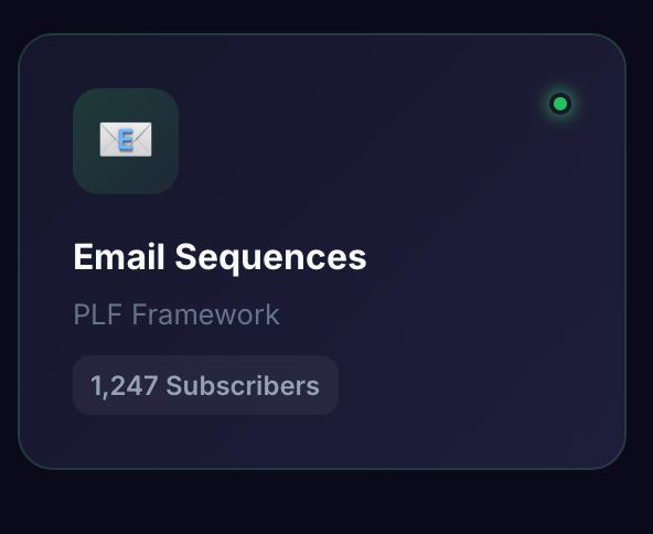 Email Sequences - 1,247 Subscribers
